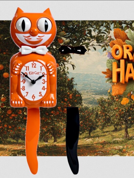 Orange Harvest Limited Edition Kit-Cat Klock Clock - Picture 10 of 10
